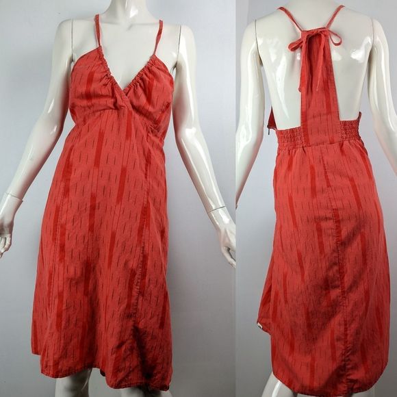 The North Face Dresses & Skirts - The north face racer back dress red orange size xl